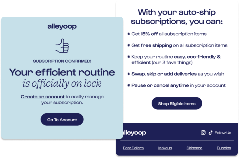 Alleyoop - Onboarding Email