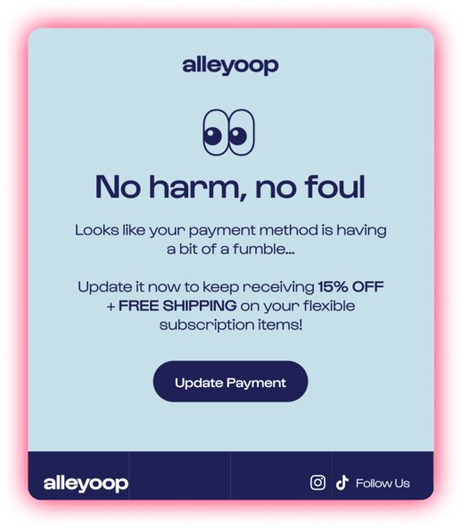 Alleyoop - Payment Failure