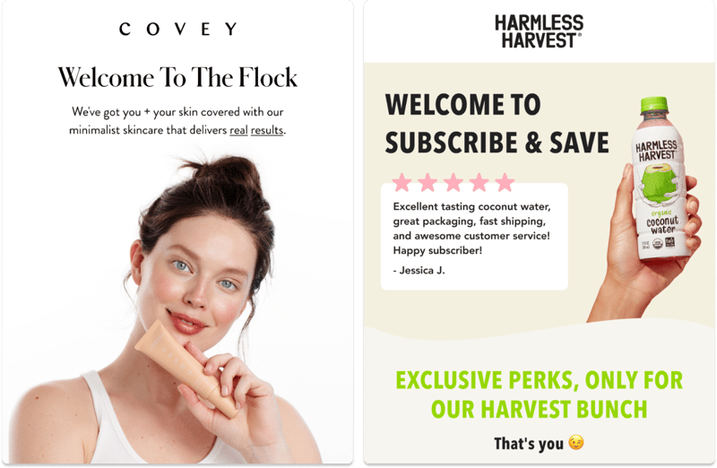 Covey and Harmless Harvest - Exclusivity