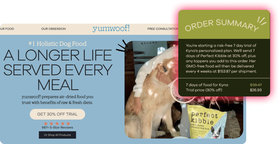 Yumwoof - Trial Subscription