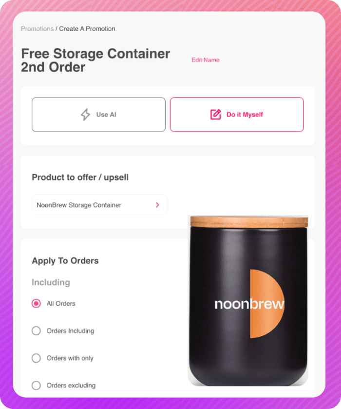 NoonBrew free gift example