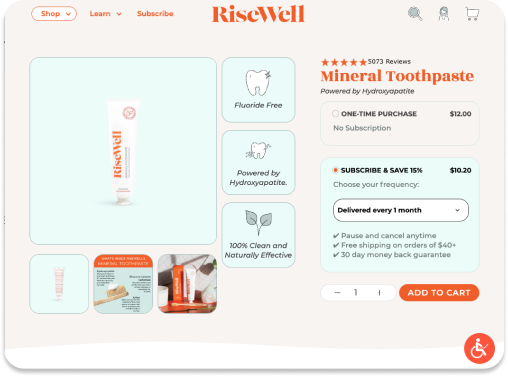 RiseWell  Buy Box Example