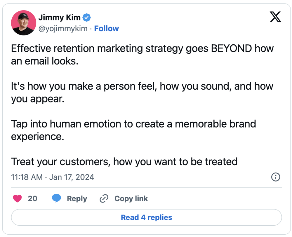 Jimmy Kim Tweet