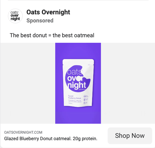 Oats Overnight Ad