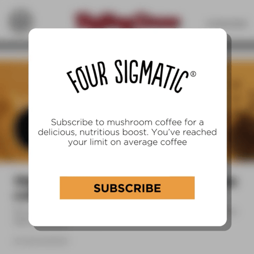 Four Sigmatic Ad